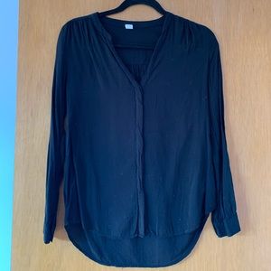 Black old navy top small